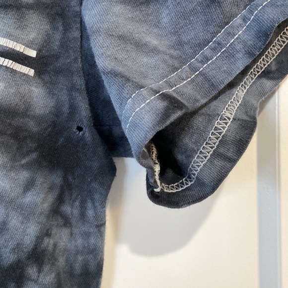 Santa Cruz Skateboarding Small T-Shirt Top Black Tie Dye Logo Small Hole Unisex - Picture 4 of 9